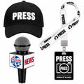 News Reporter Accessories Set - Party Costume | Asena Boutique Qatar