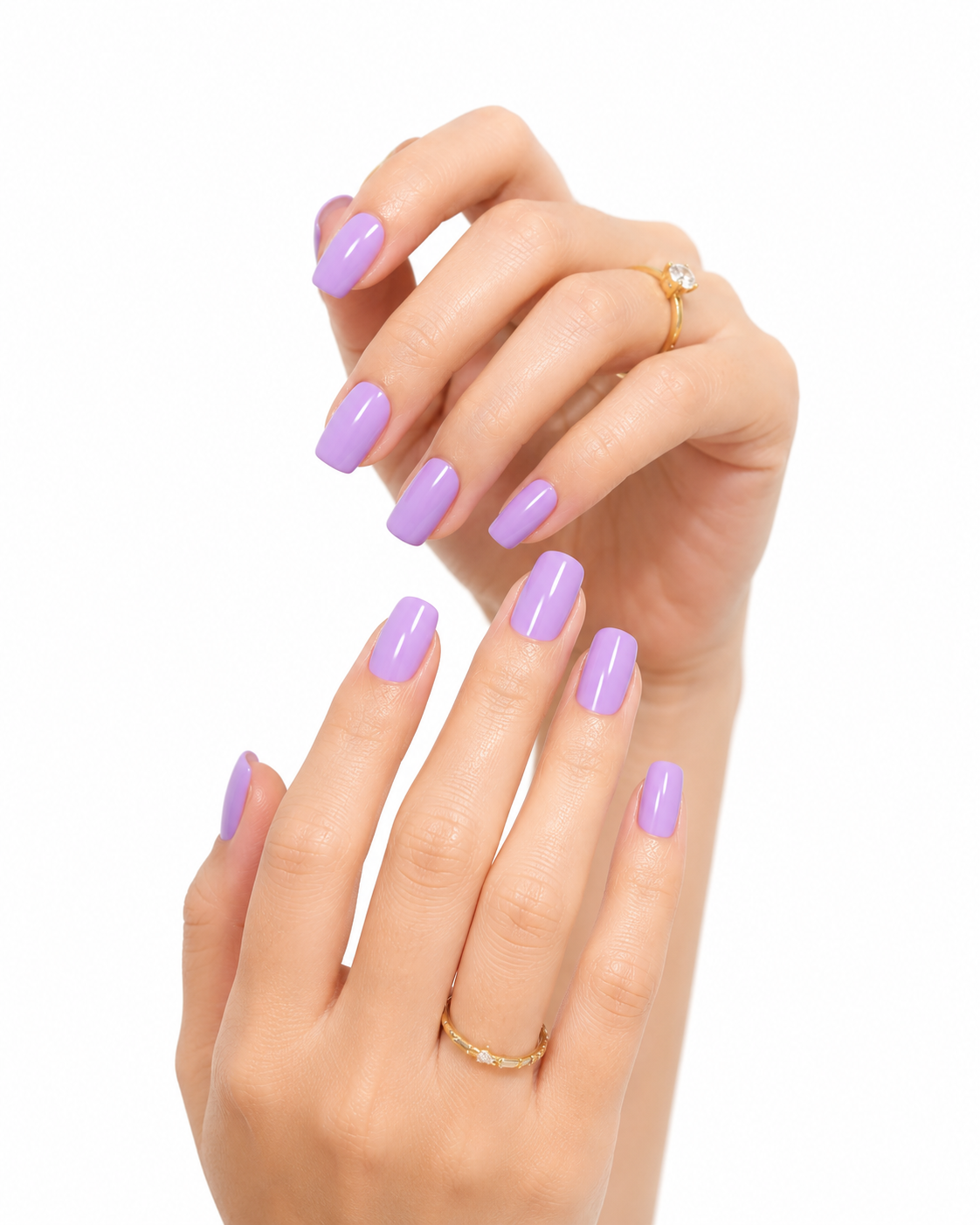 Lavender Gloss Press On Nails