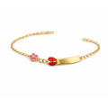 Ladybug Name Bracelet