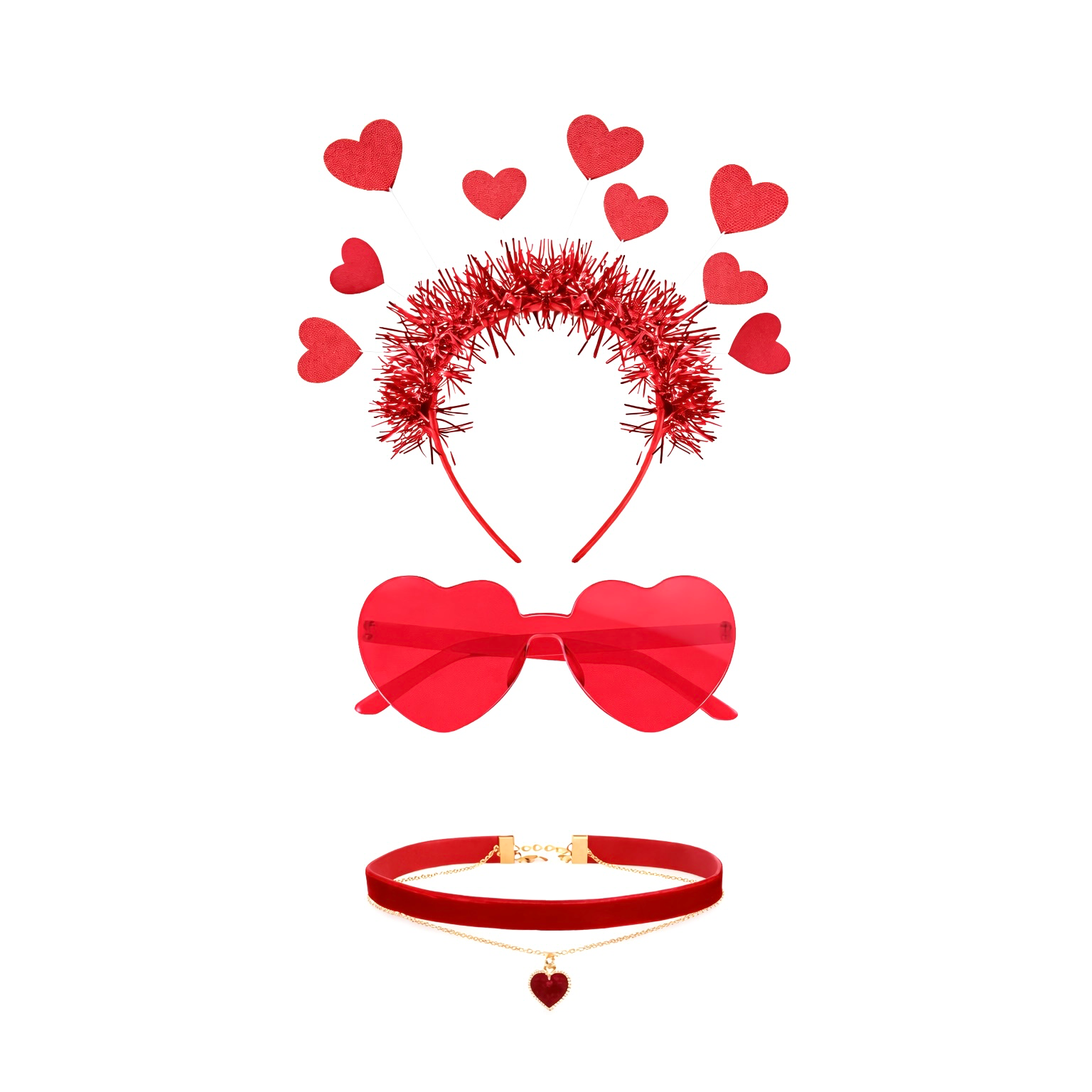 Heart Accessories Set