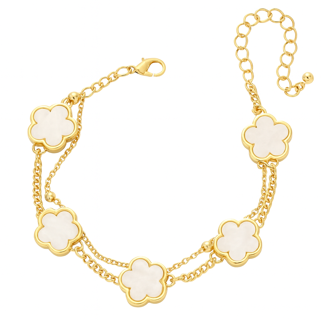 White Cleef Bracelet