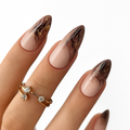 Mocha Marble Nails 1