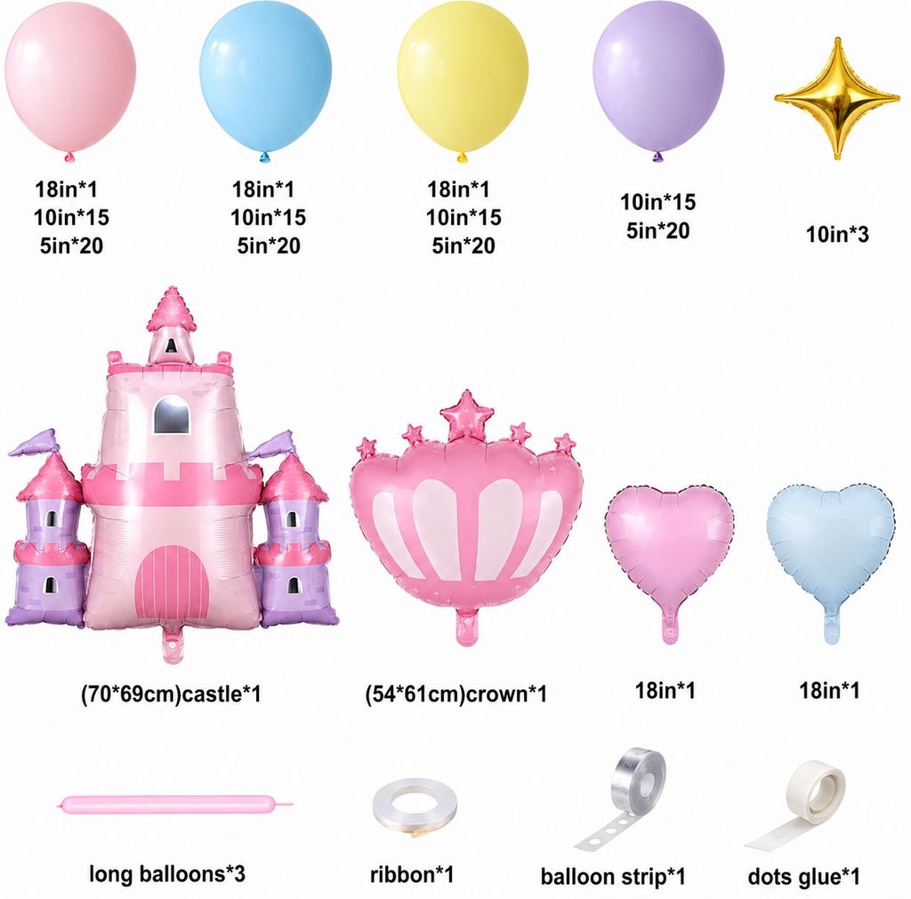 Princess Balloon Arch Kit