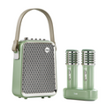 Divoom Songbird-HQ Portable Karaoke Bluetooth Speaker | Home KTV sound set - Green
