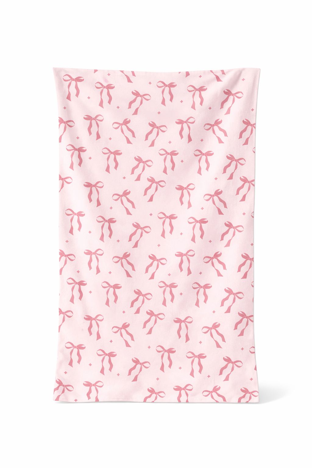 Pink Bow Beach Towel