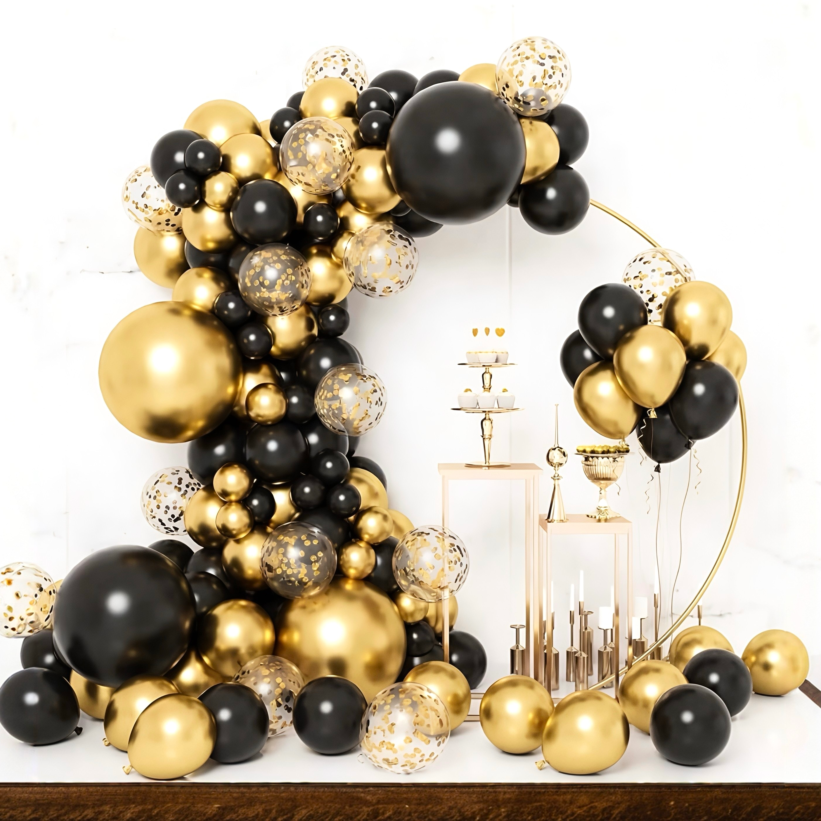 Golden Luxe Balloon Set - Balloon | Asena Boutique Qatar