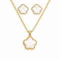 White Clover Jewelry Set