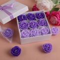 Purple Rose Candle Gift Box