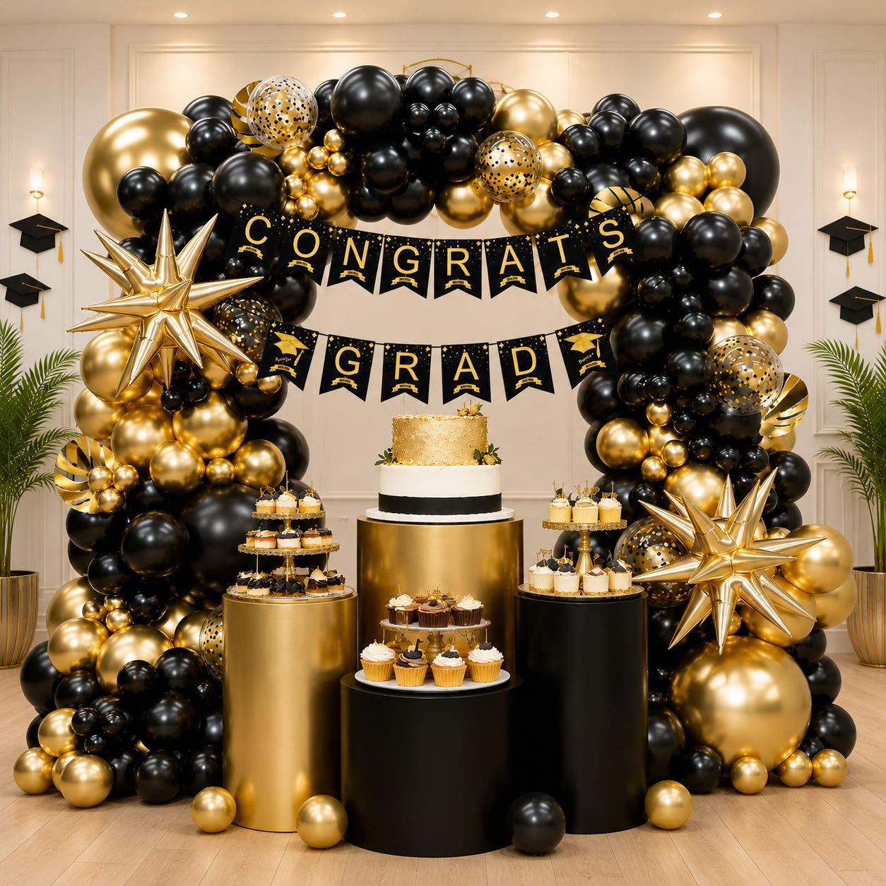 Graduation Luxe Balloon Arch Kit - Balloon | Asena Boutique Qatar
