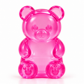 Pink Translucent Bear Toy - Squishy Toy | Asena Boutique Qatar