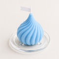 Whimsical Swirl Scented Candles 6 cm (Blue)