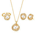 Pearl Halo Jewelry - Women's Jewelry Set | Asena Boutique Qatar