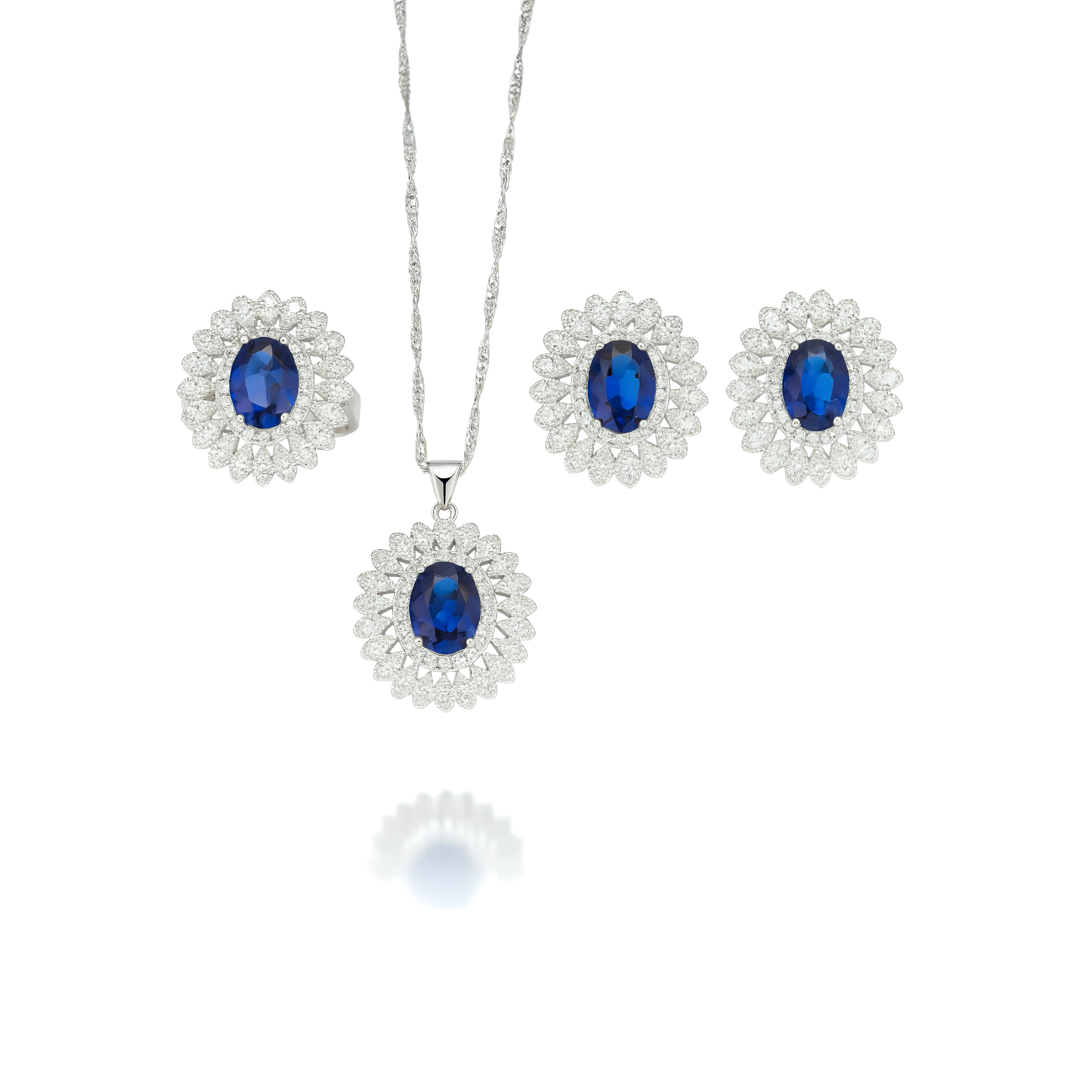 Royal Sapphire Jewelry Set