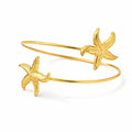 Golden Starfish Arm Cuff