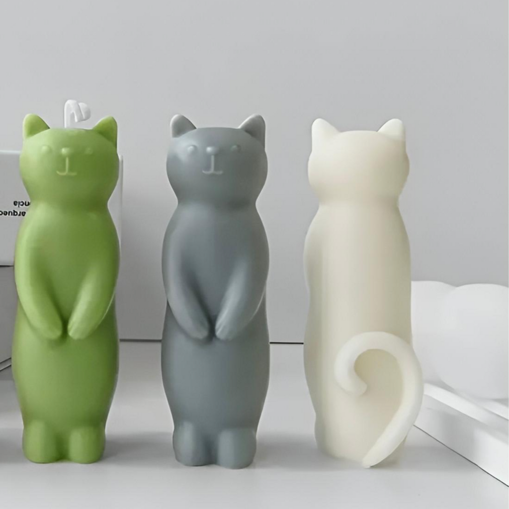 Standing Cat Scented Candle