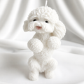 Poodle Pals Scented Candle 9cm(White)