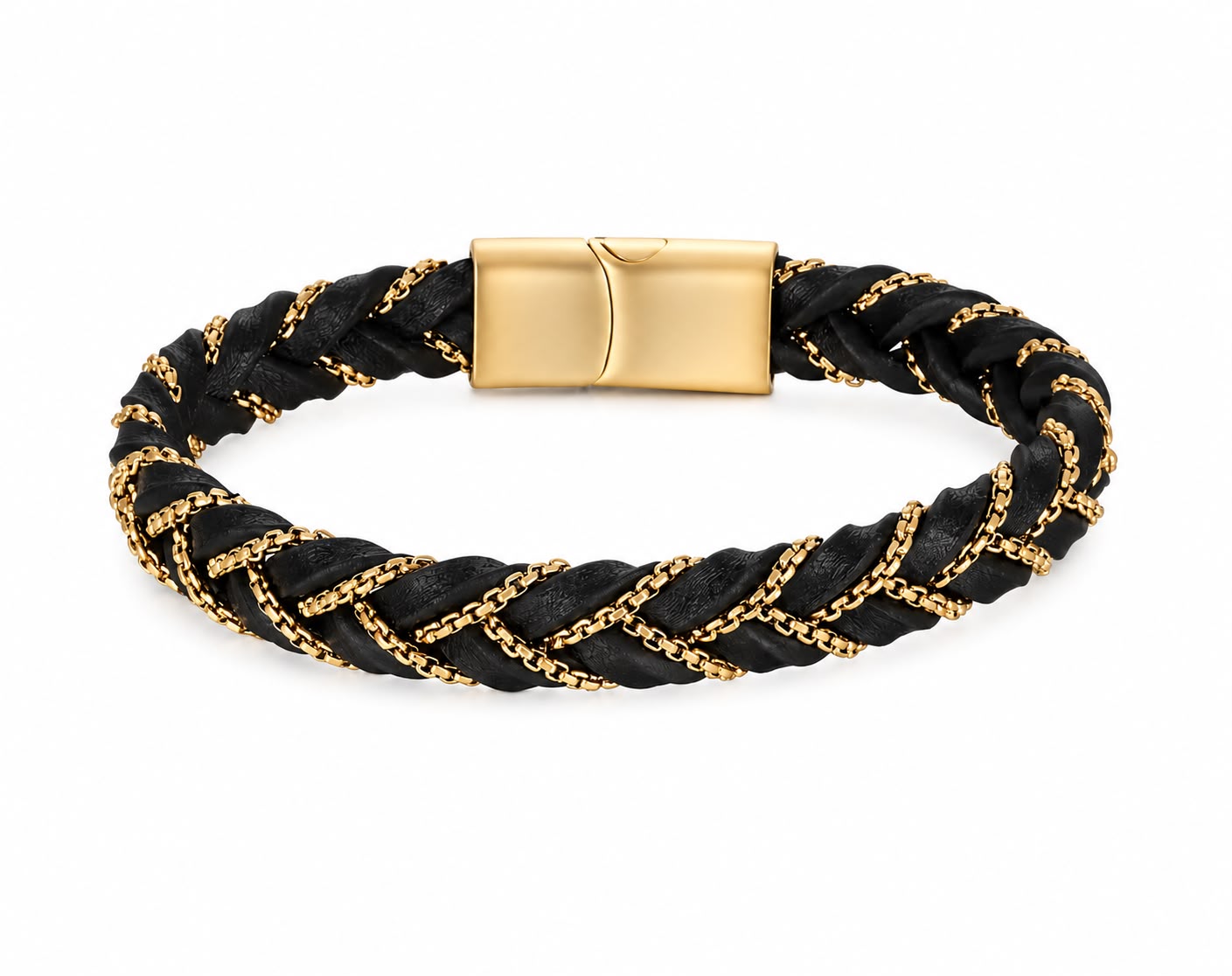 Noir Twist Chain Bracelet