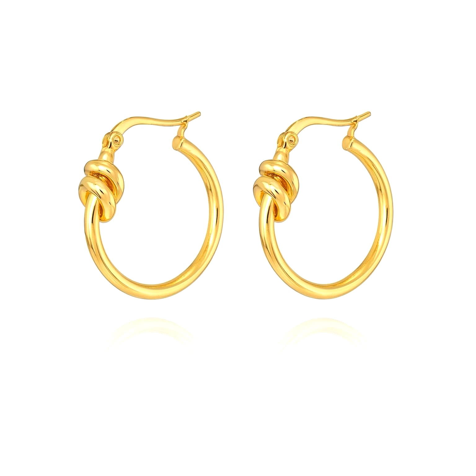 Golden Knot Earrings