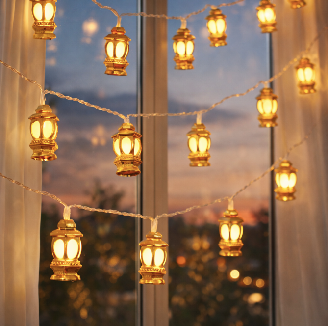 Ramadan Lantern String Lights - Decorative Lights | Asena Boutique Qatar