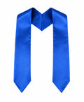 Graduation Blue Satin Stole