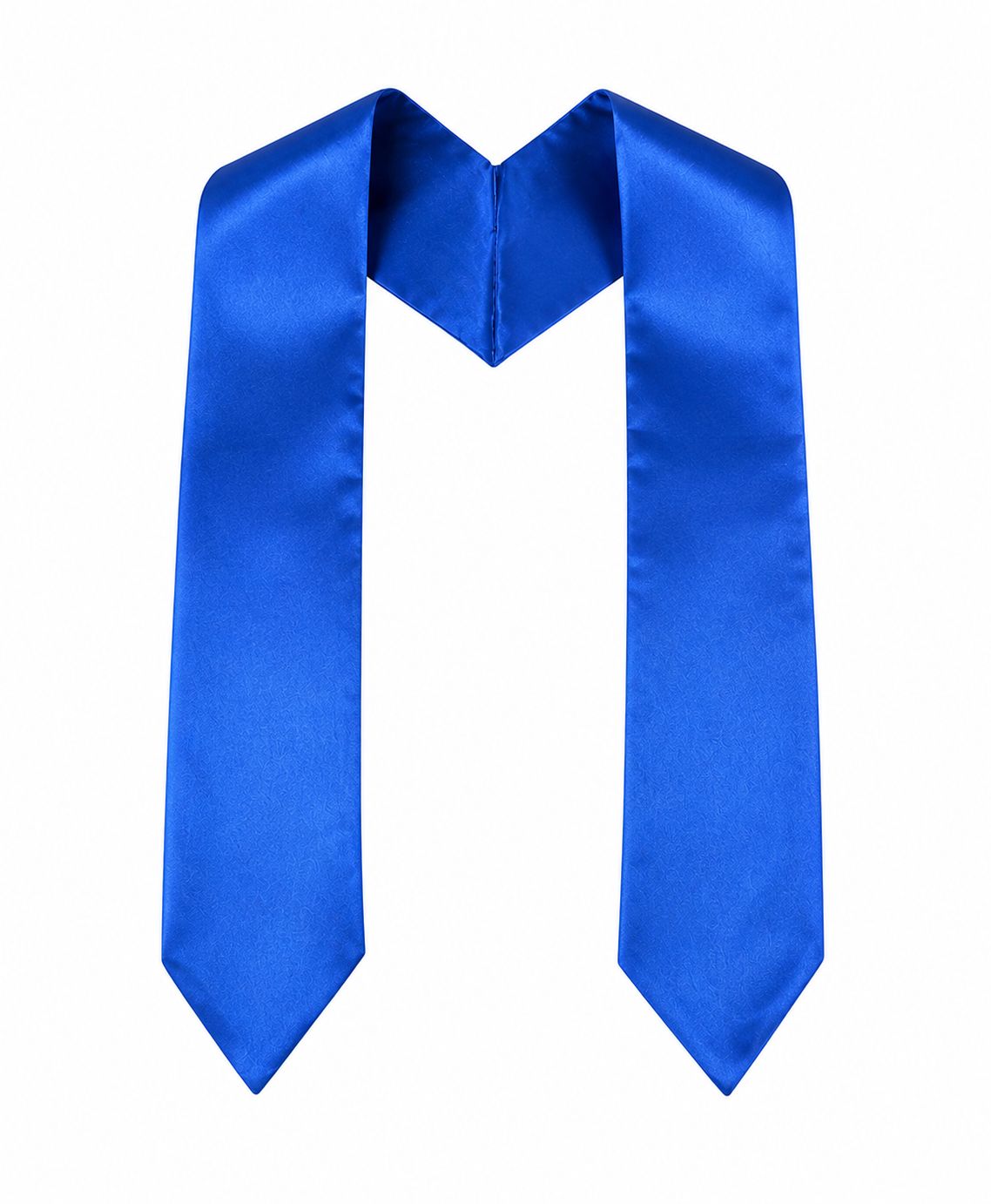 Graduation Blue Satin Stole