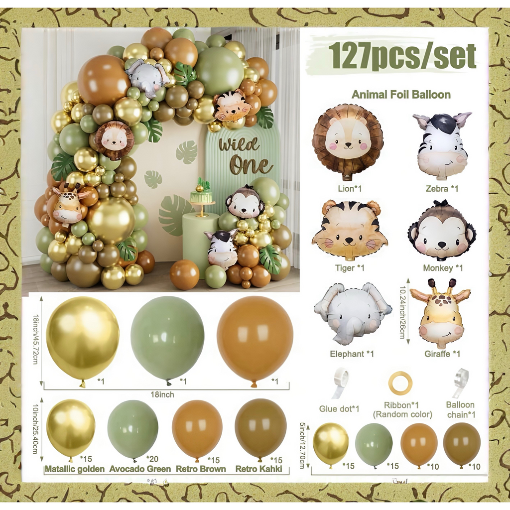 Wild Safari Balloon Set