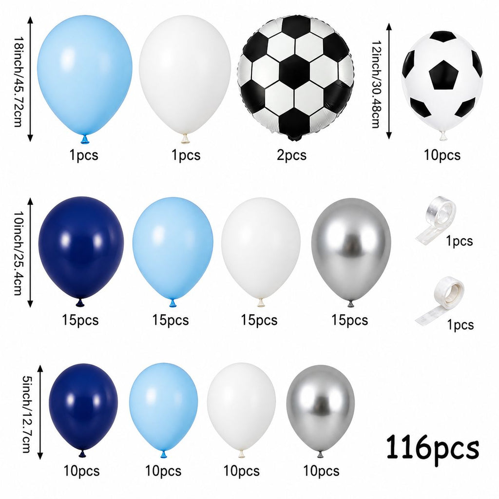 Soccer Theme Balloon Decoration Kit