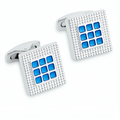 Blue Dash Cufflinks