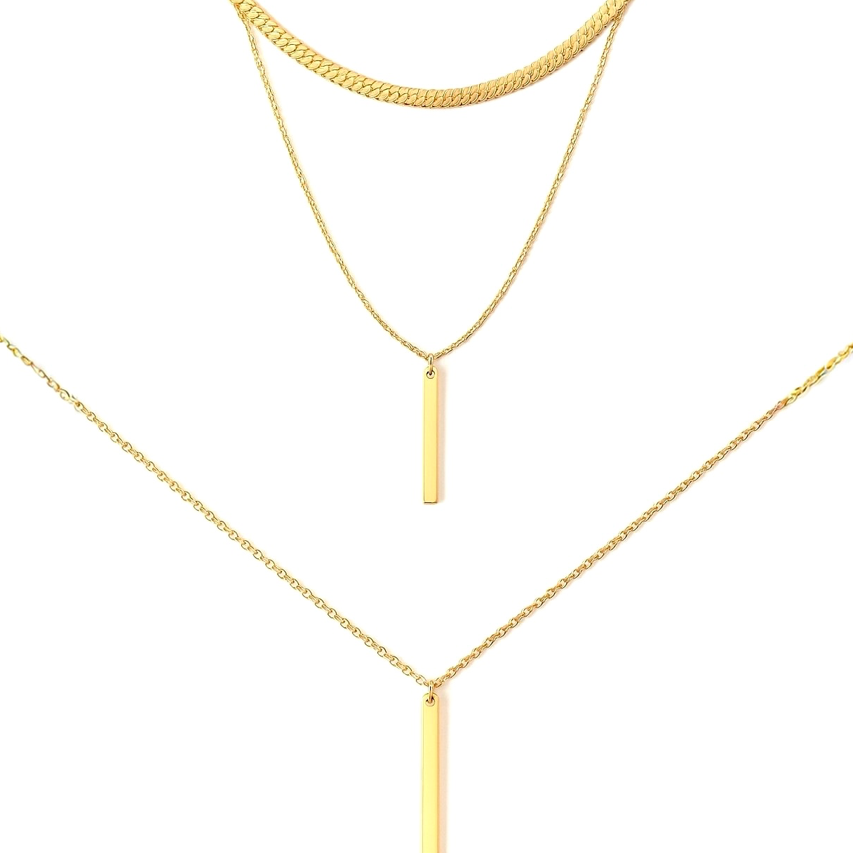 Trinity set necklaces