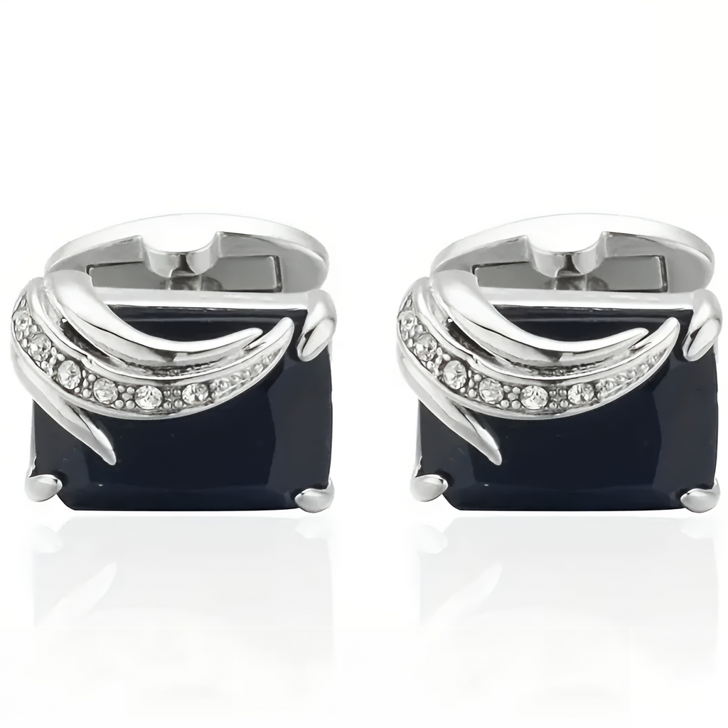 Silver Flame Cufflinks