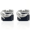 Silver Flame Cufflinks