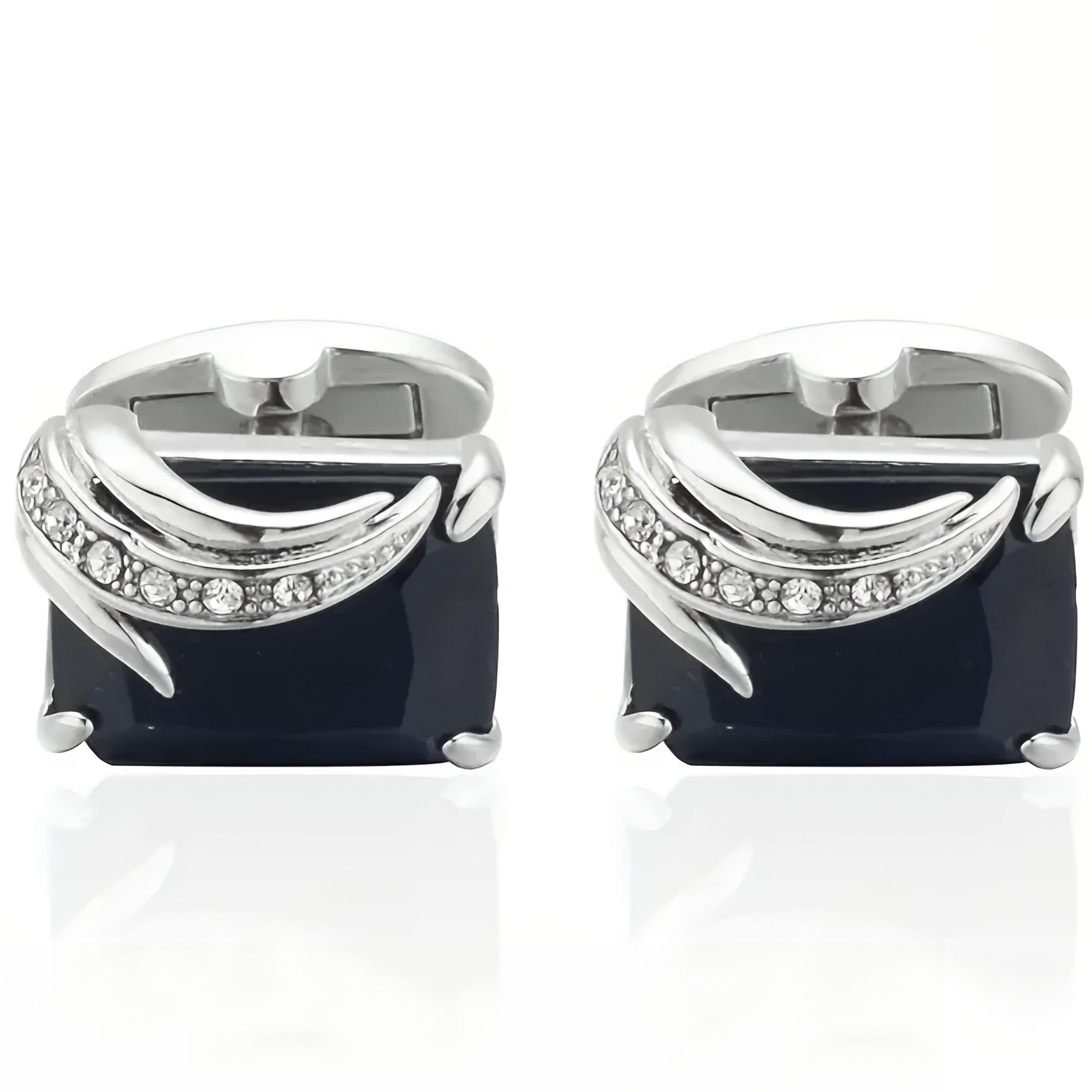 Silver Flame Cufflinks
