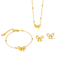 Bow Charm Jewelry Set
