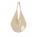 Boho Crochet Tote Bag