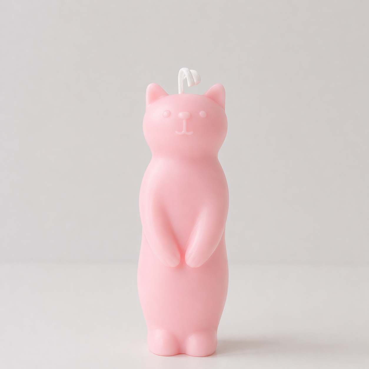 Standing Cat Scented Candle (Pink)