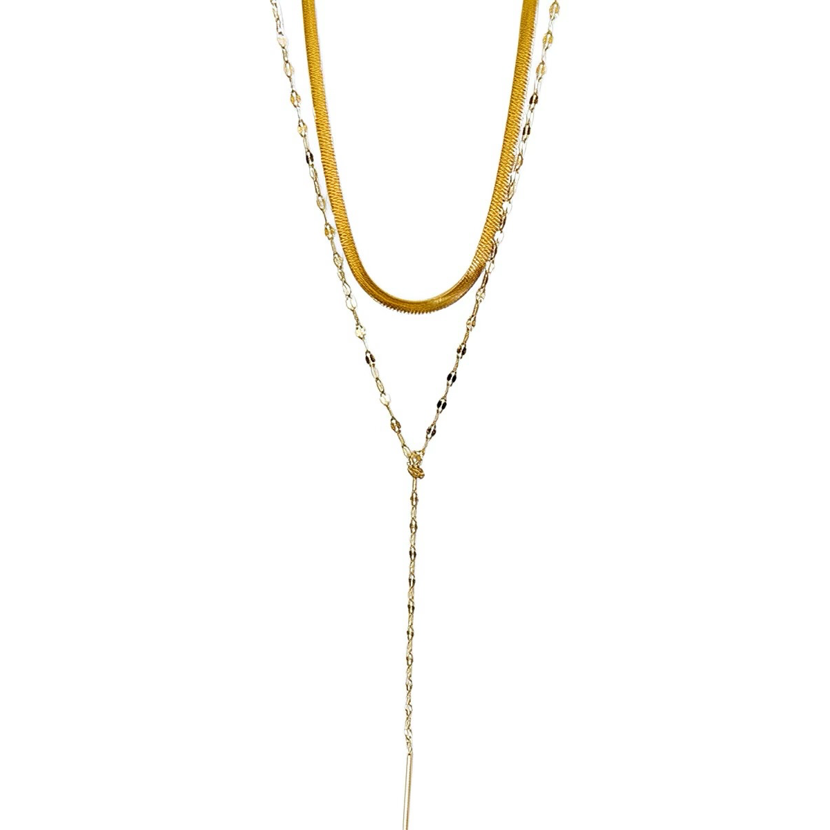 Golden Cascade Necklace