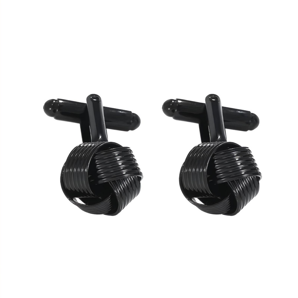 Knot Cufflinks (Silver)