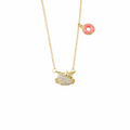 Kitty Donut Necklace