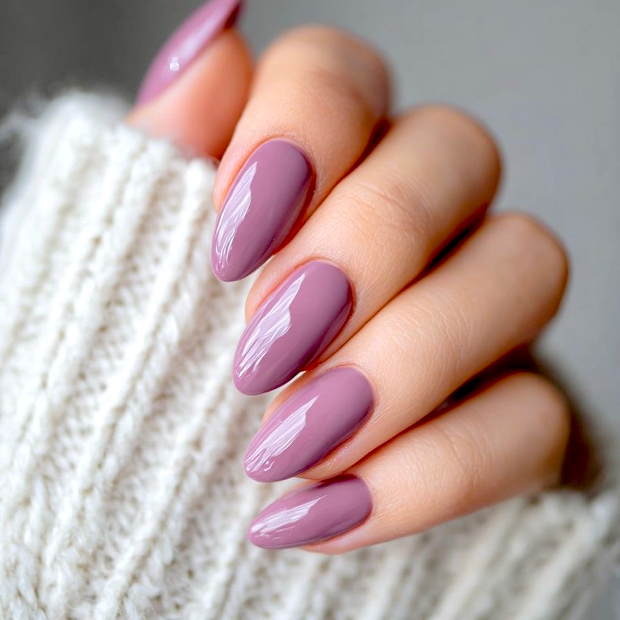 Orchid Glow Nails