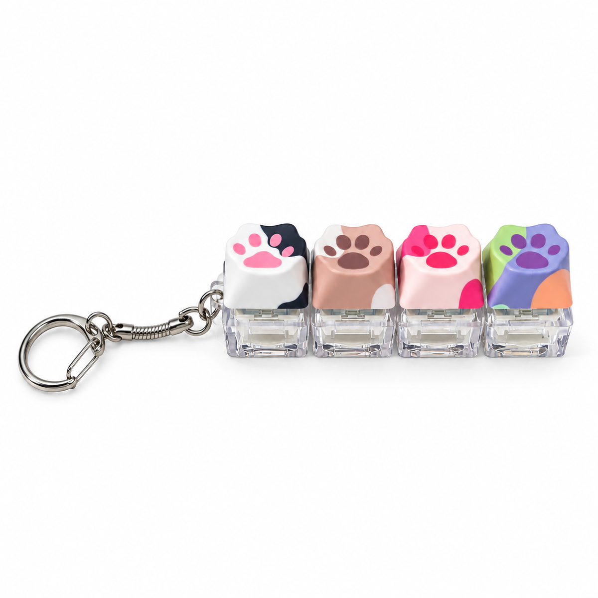 Paw Print Clicker Keychain - Keychain | Asena Boutique Qatar
