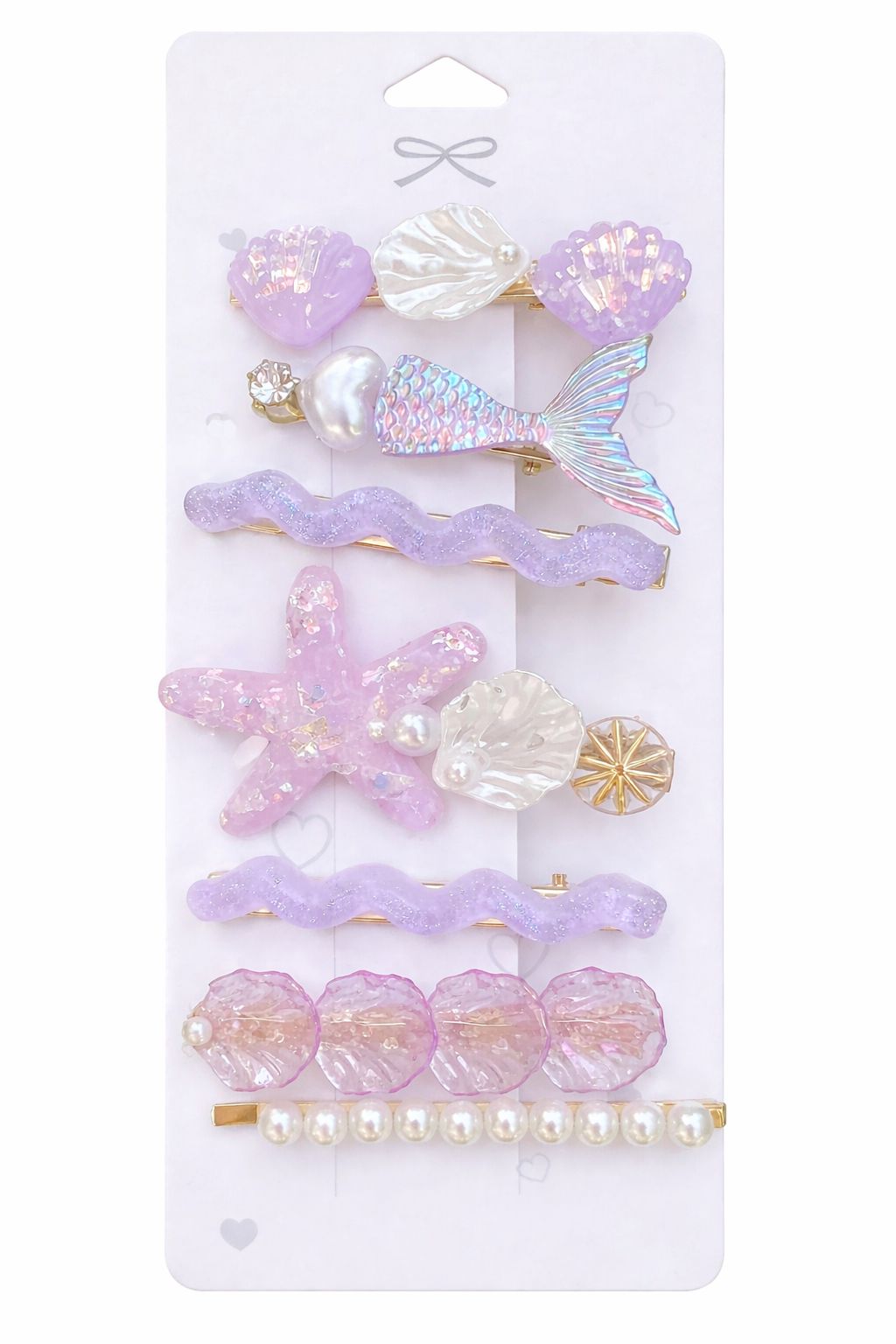 Pastel Ocean Hair Clip Set - Summer Essential | Asena Boutique Qatar