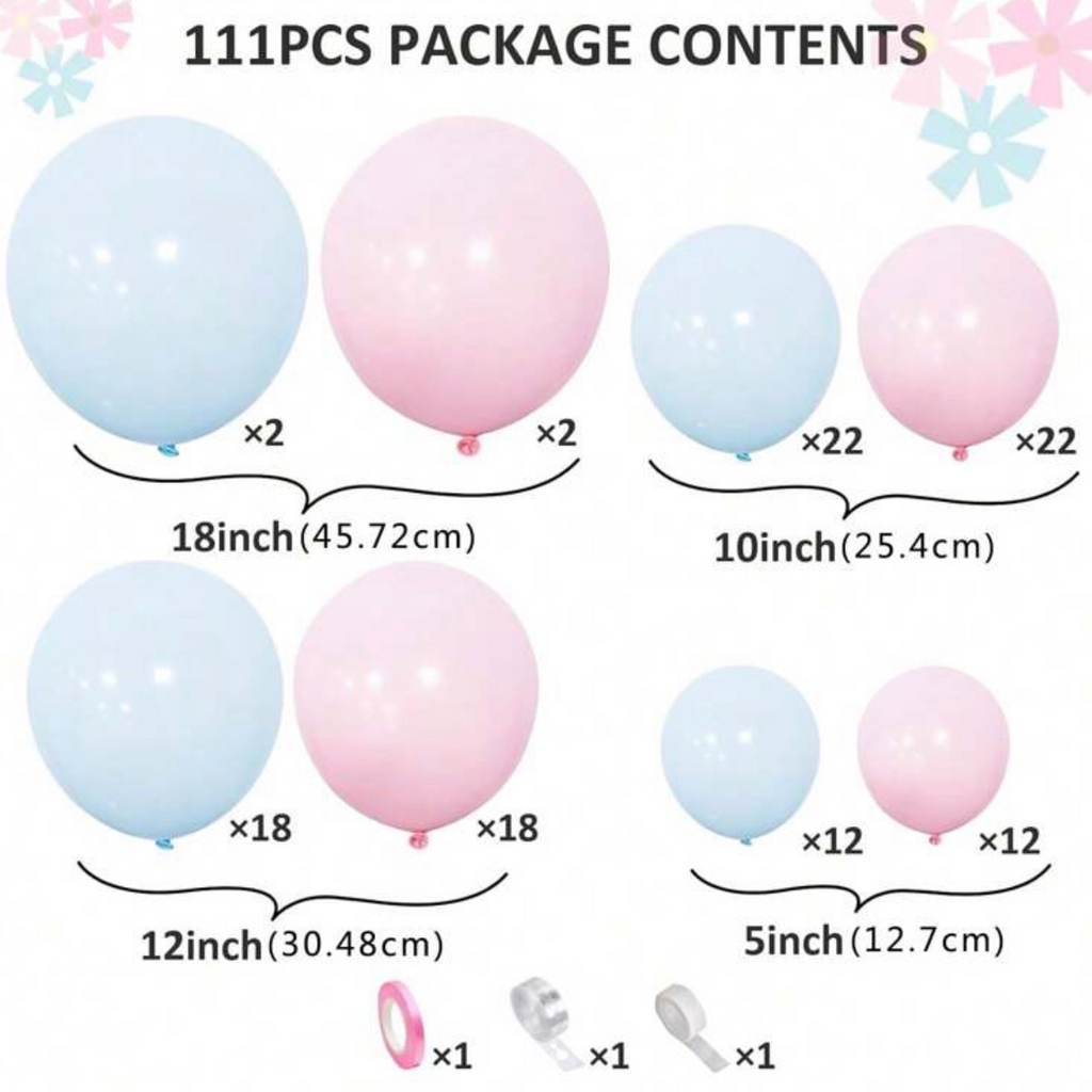 Pastel Balloon Party Set
