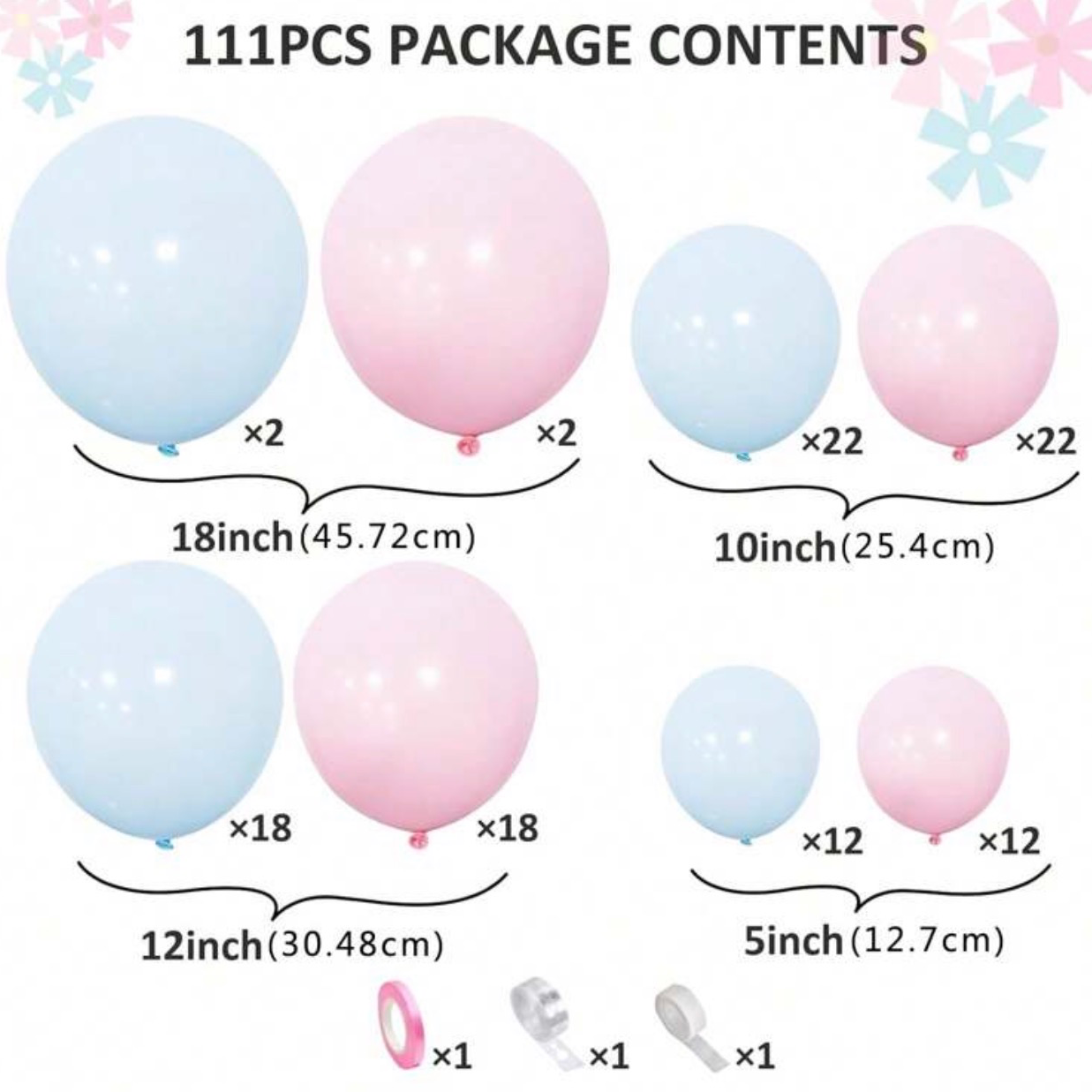 Pastel Balloon Party Set
