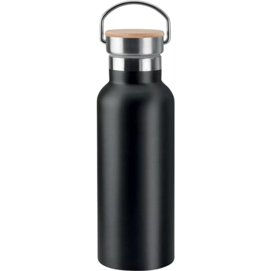 Insulated Water Bottle Black 500 Ml