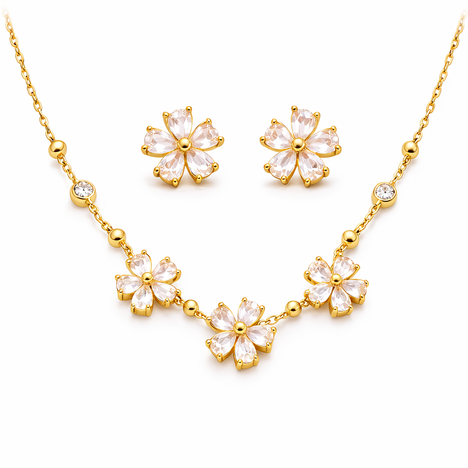 Floral Crystal Set