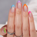 Neon French Press-on Nails