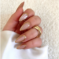 Blush Gold Press-on Nails