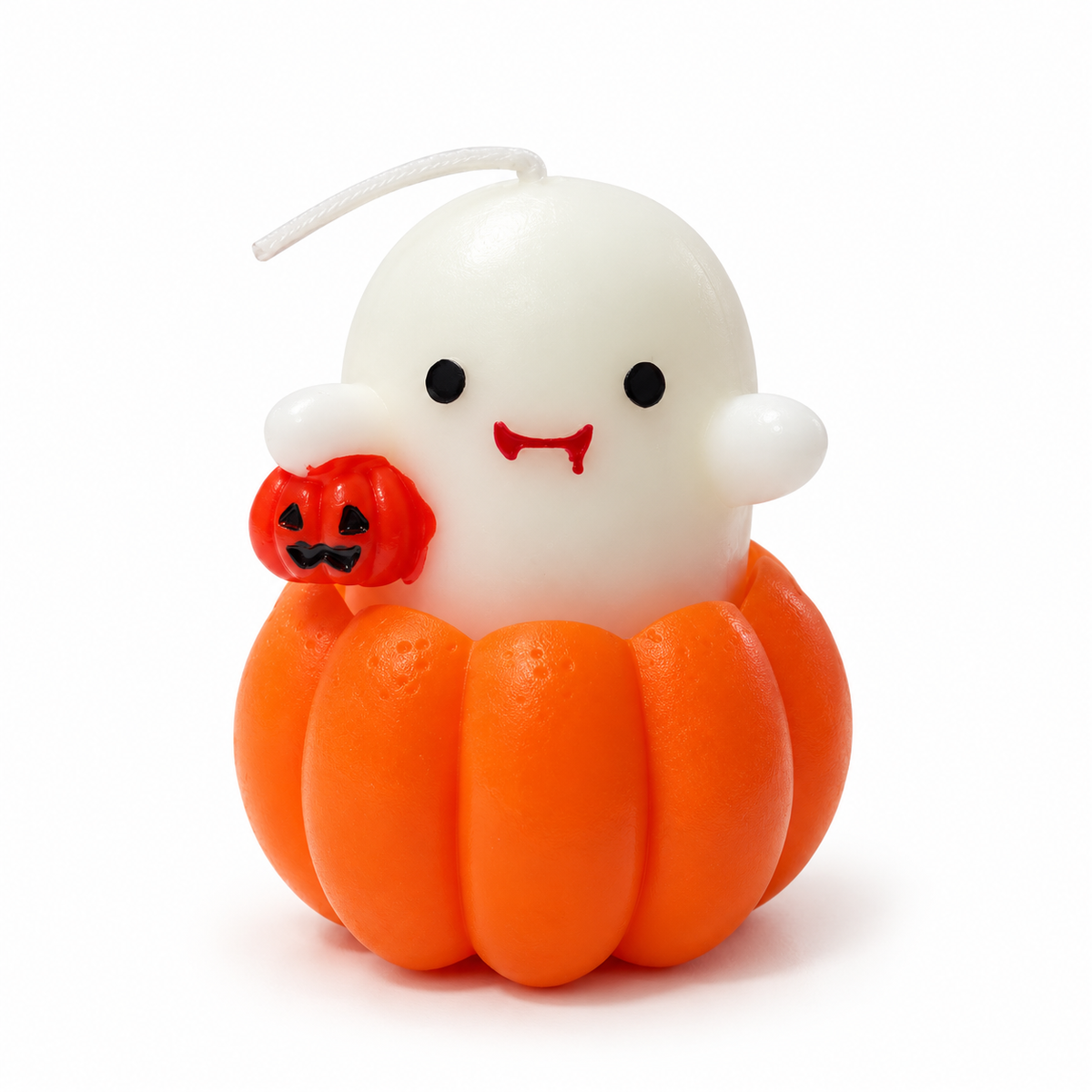 Ghost Pumpkin Figurine Candle - Scented Candle | Asena Boutique Qatar