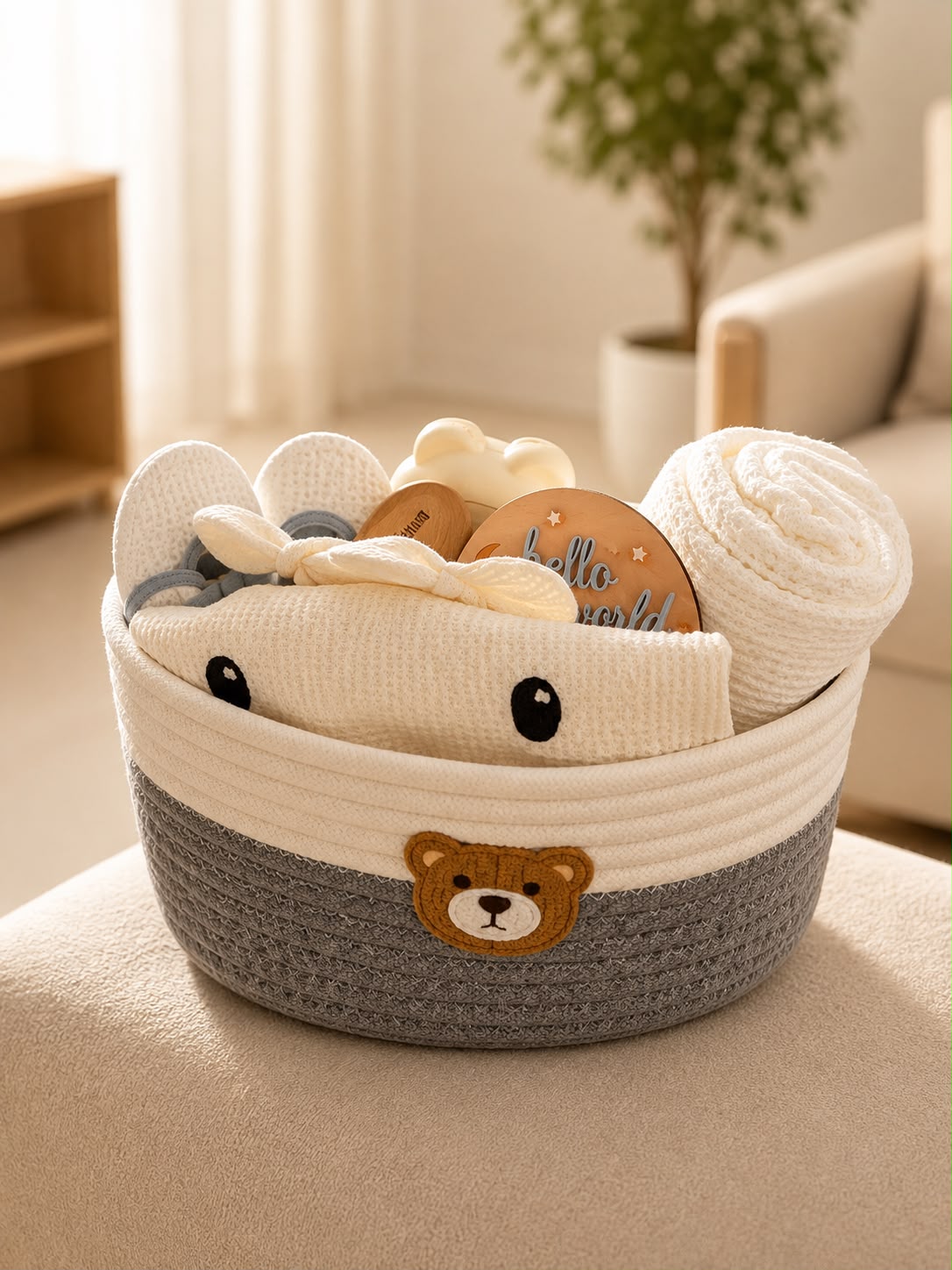 Luxury Newborn Baby Gift Basket - Baby Gift Basket | Asena Boutique Qatar