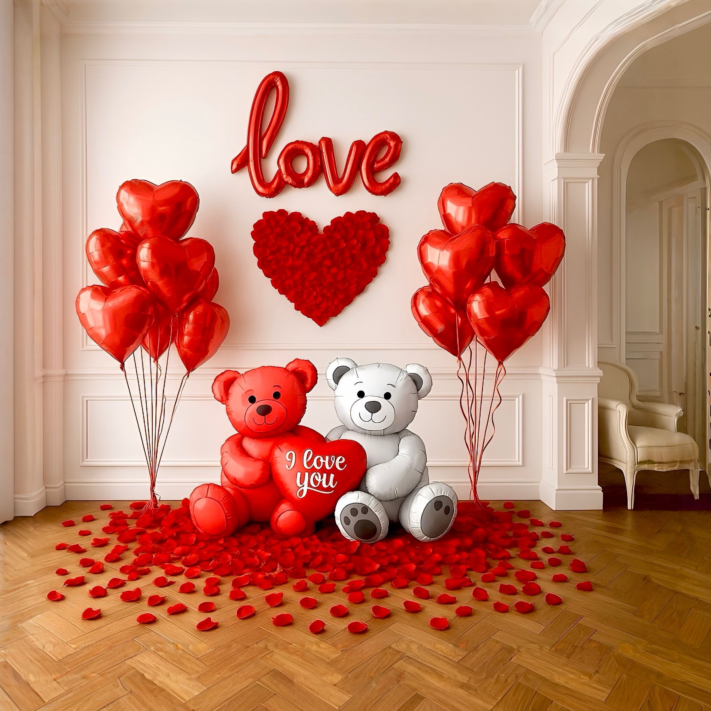 Teddy Balloon Set
